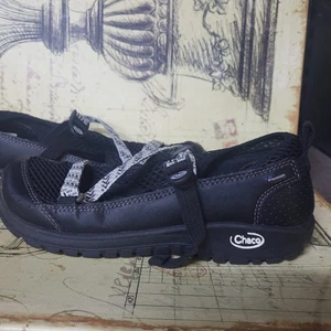 Zapatos Chaco Talla 4 Odyssey Sin Cordones Negro Malla Comodidad Punta Redonda Baja J180279 - Imagen 1 de 24