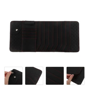 Cd Case Holder Car Organizers and Storage Visor for Holders Cases - Picture 1 of 12
