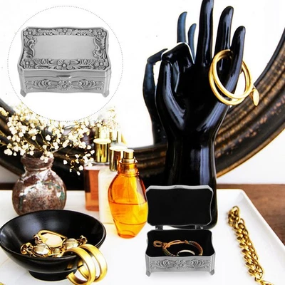  Scatola di immagazzinaggio in lega di zinco da 1pc in lega di zinco piccola - Immagine 1 di 4