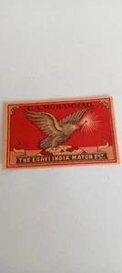 Eagle Match Globe India Matchbox Label Lot 6 - Picture 1 of 1