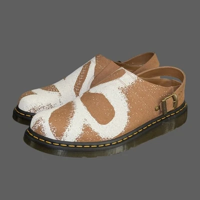 Sandalia Dr. Martens Isham Archivo Floral Marrón Claro/Blanco Nueva Sin Caja US13M  Foto 1 de 4
