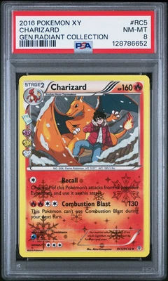 2016 Pokemon Xy Generations Radiant Collection Charizard #RC5 PSA 8 - Image 1 of 2