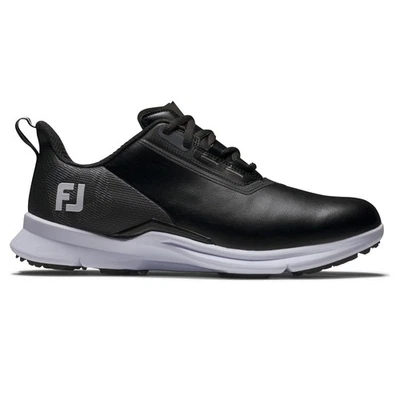 New FootJoy Golf FJ Fuel Spikeless Shoes BLK/BLK/WHT 13.0 W (SS25) - Image 1 of 4