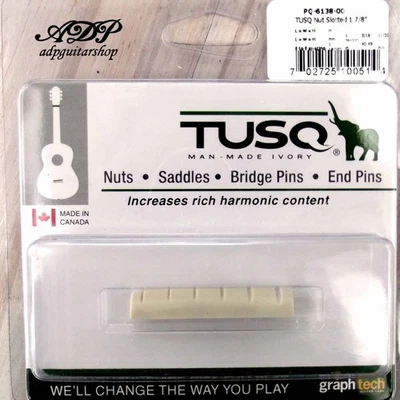 Sillet Graph Tech Tusq PQ-6138-00 Acústica 1 7/8 Tuerca Ranurada 48.21x4.8mm - Imagen 1 de 3