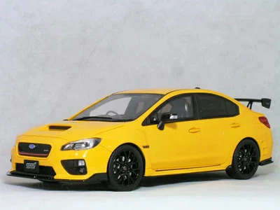 Kyosho 1/18 Subaru WRX STI S207 NBR Challenge Package Yellow Diecast - Image 1 of 3