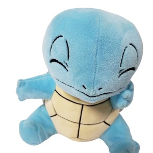Pokemon Squirtle Plush WCT Smiling Turtle Stuffed Animal Toy 7 Inches - Picture 1 of 8