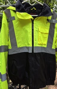 Hi Vis, Herren Tinsley Sicherheit, Wasserdichtigkeit, XL, Bomber II, Isoliert Neu 0720 F10 - Bild 1 von 8