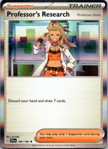 Professor's Research Holo Rare SV01: Scarlet & Violet Base Set - 189/198 NM - Picture 1 of 1