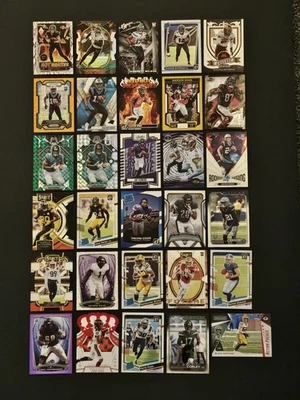 NFL Football Rookie Card Lot (30) Panini Mosaic Optic Select Elite Prizm Die Cut - Image 1 of 4