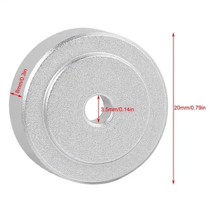 (SILVER) 20 * 8mm Aluminiumlegierungsverstärker Füße Abnehmbare - Afbeelding 1 van 15