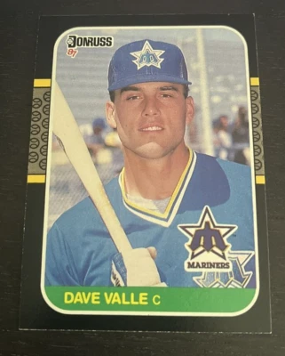 1987 Donruss - Dave Valle - Seattle Mariners - #610 - RC - Image 1 of 2