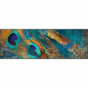 Wash+Dry Teppich-Läufer waschbar Exotic Pavo 60 x 180 cm Sauberlaufmatte - Bild 1 von 10