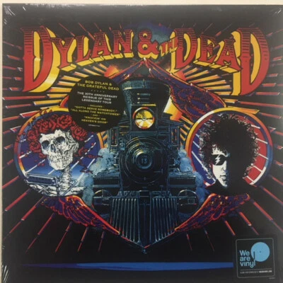 Bob Dylan & The Grateful Dead - Dylan & The Dead LP Vinyl Album LIVE SHOW RECORD - Image 1 of 2