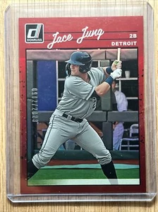 2023 Donruss Red foil Card of Jace Jung - Tigers #252. 982/2023 - Picture 1 of 2