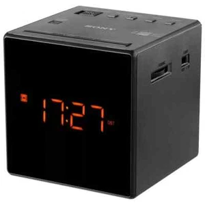 Sony ICF-C1T cube Alarm Clock Radio White Am FM Radio - WARRANTY - AUSSIE STOCK - Picture 1 of 2