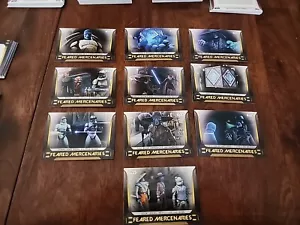 Set of 10: 2021 Topps Star Wars Bounty Hunters Feared Mercenaries Cad Bane Set - Picture 1 of 1