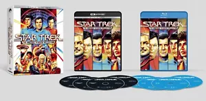 Star Trek Original 4 Movie Collection, 4K Ultra HD + Blu-ray w/SLIPBOX - Picture 1 of 1