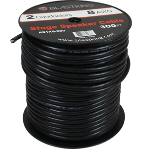 Blastking RS1X8-300 8 AWG 2-Conductor Speaker Cable 300 Ft - Picture 1 of 1