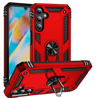 Shockproof Hard Phone Case With Ring Kickstand For Samsung Galaxy A72 52 34 A05s - Image 1 of 4