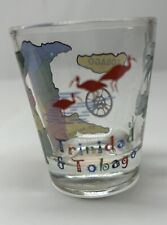 SHOT GLASSES! Trinidad & Tobago Map Collage Shot Glasses Set Of 11 New