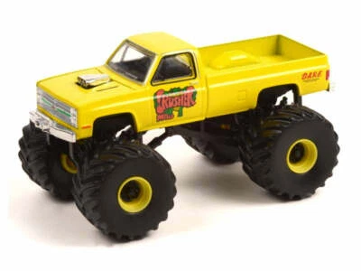 1987 Chevy Silverado Monster Truck - Mad Crusher 1:64 Scale - Greenlight 49100C - Image 1 of 3