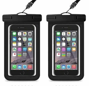 2 Pack Universal Waterproof Case,Waterproof Phone Pouch Compatible for iPhone - Picture 1 of 8