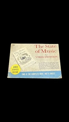 💥 WW2 Armed Services Edition # 1023💥The State of Music 🦅 COPYRIGHT 1939 - Imagem 1 de 4