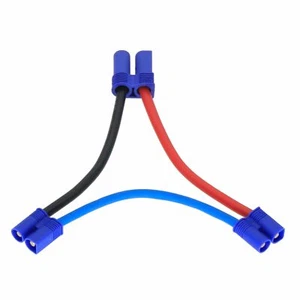 Series Wire EC5 1 Female to 2 Male EC3 12AWG 10CM Serial Cable - Picture 1 of 2
