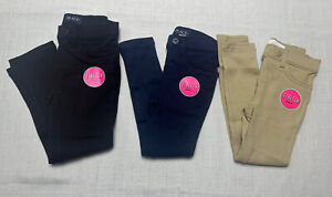 NWT The Children's Place Girl's Size 5 Slim Ponte Knit Pull On Jeggings 3 Pack