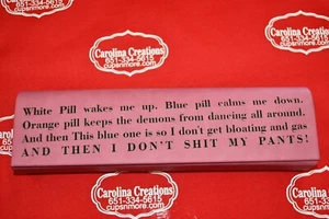 Engraved Leatherette Pill Box 9.75″ x 2.5″ pink - Picture 1 of 3