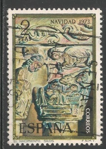 Spain #1789 (A435) VF USED - 1973 3p Nativity, Column Capital, Silos Church - Picture 1 of 1