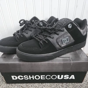 SALE DC Mens Pure Winter Skateboard Skate Shoe  Black Camo - Picture 1 of 5