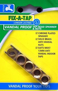 Fix-A-Tap Vandal Proof Tap Head Spanner & Nuts Tap Wrench SUITS 1/2" 13mm TAPS - Picture 1 of 2