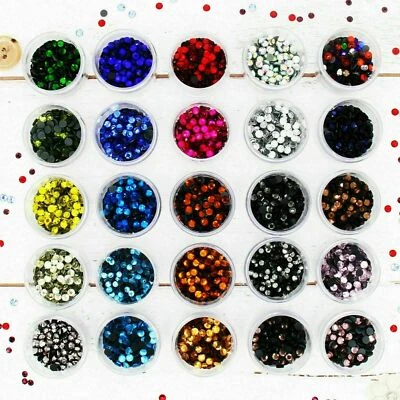 SS30 HOTFIX CRYSTAL RHINESTONES 6.5MM 144 STONES HOT FIX- 25 COLORS TO CHOOSE - Image 1 of 4