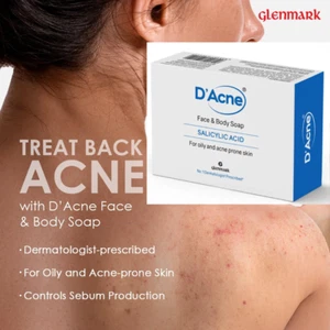 D’Acne Soap Body & face soap for acne-prone and oily skin & prevents recurrence - Picture 1 of 5