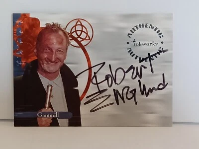 CHARMED:  Signed by  ROBERT ENGLUND as Gammill Autographed card# A10 Inkworks - Image 1 of 2