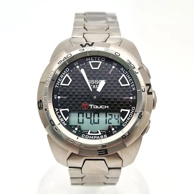 Montre TISSOT T-Touch Expert Titane T013420A Chronographe numérique 44 mm - Photo 1/4