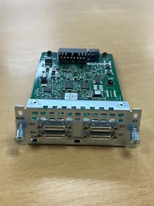 More details for cisco nim-4t module *rare* 4-port serial wan interface card for isr routers