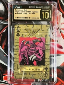 1998 Yu-Gi-Oh! SPIELKARTEN COLL QUEEN OF CLUBS SUMMONED SKULL CGC 10 PRISTINE - Bild 1 von 3