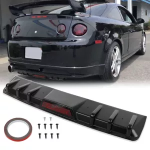 For Chevy Cobalt SS Rear Bumper Diffuser Lip Shark Fin Splitter Spoiler Black - Bild 1 von 18