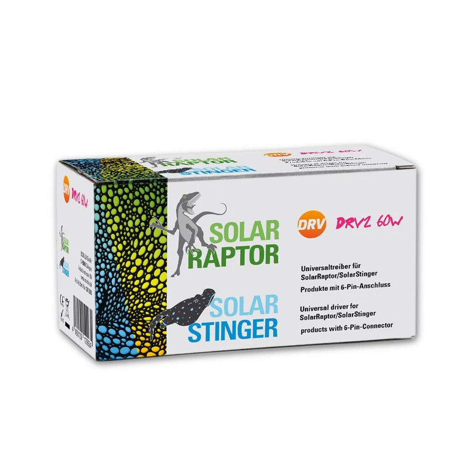 Econlux SolarStinger | SolarRaptor DRV2 - 60w Leistungsaufnahme