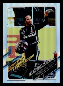 2021 Topps Chrome Formula 1 Refractors #146 Lewis Hamilton/Grand Prix Winners - Picture 1 of 2