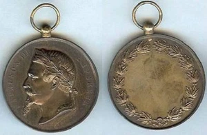 Prix de tir - NAPOLEON III argent doré (silver) d=37mm p=23 grammes - Bild 1 von 1