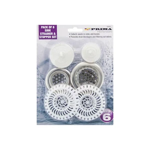 Colador de fregadero tapón de drenaje de cocina orificio baño lavabo acero receptor de cabello filtro - Imagen 1 de 3