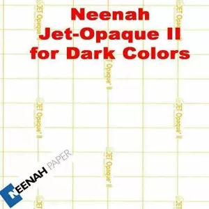 FOGLIO PRESSATURA GRATUITO E CARTA TRASFERIMENTO CALORE NEENAH Jet Opaque II 8,5x11-1000 CONFEZIONE - Foto 1 di 1