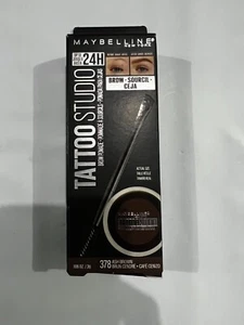Maybelline Tattoo Studio Brow Pomade Long Lasting, Buildable, Ash Brown, 0.11 oz - Picture 1 of 4