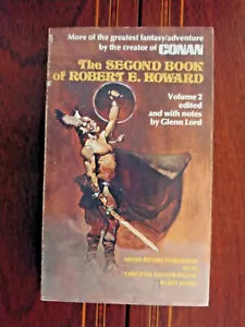 THE BOOK OF ROBERT E. HOWARD VOLUME TWO CONAN ZEBRA HIGH GRADE VINTAGE - Picture 1 of 4