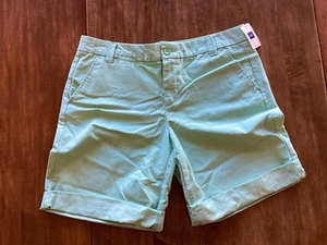 Gap Shorts Größe 4 Tall Boyfriend Roll-up Bermuda khaki 100 % Baumwolle Schrittlänge 11 Zoll - Bild 1 von 6