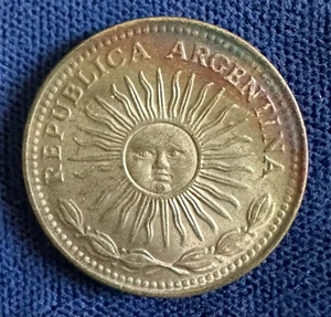Argentina 1975 pattern peso with sunface - Picture 1 of 5