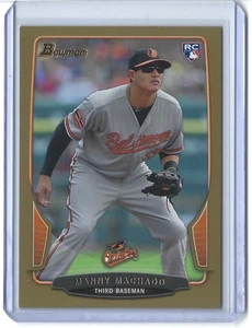 2013 Bowman Gold Border Manny Machado #215 Rookie RC - Bild 1 von 2